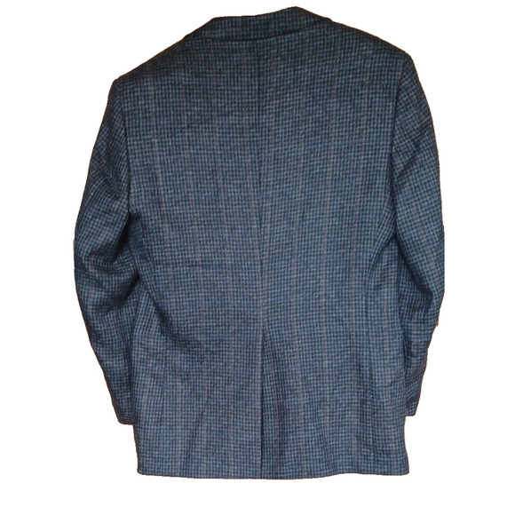 NORTHWICK Men's 42L Wool Blazer Gray Black Classic Design Professional Style - Picture 4 of 9
